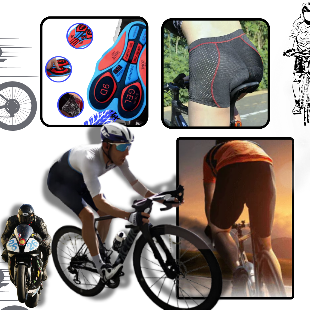 Comfortable Gel Padded Bike Shorts