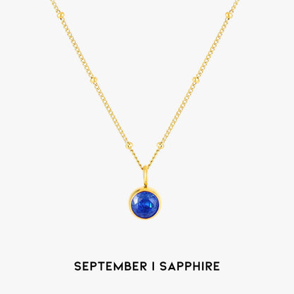 Gemstone Personalized Chain Necklace