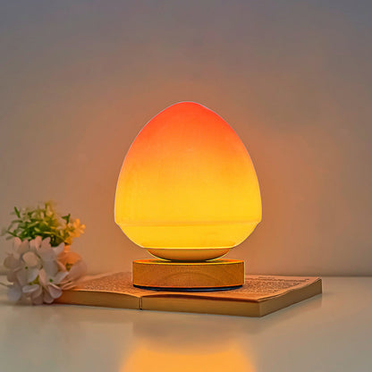 Soft Pink Glass Desk Lamp