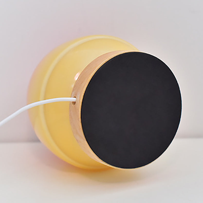 Soft Pink Glass Desk Lamp