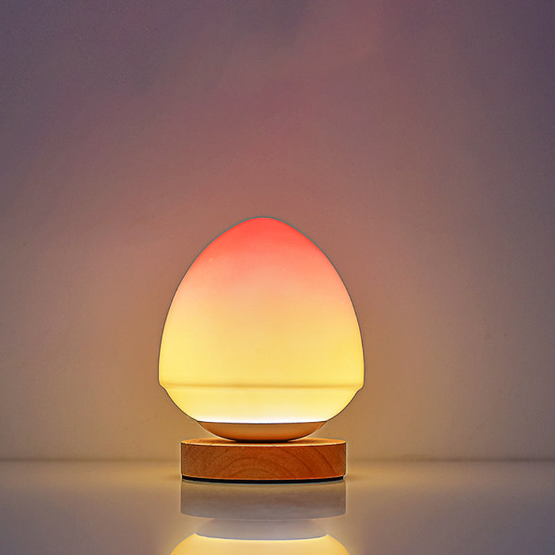 Soft Pink Glass Desk Lamp - Cofik