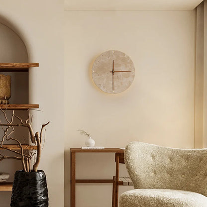 Modern Wall Light with Clock - Cofik