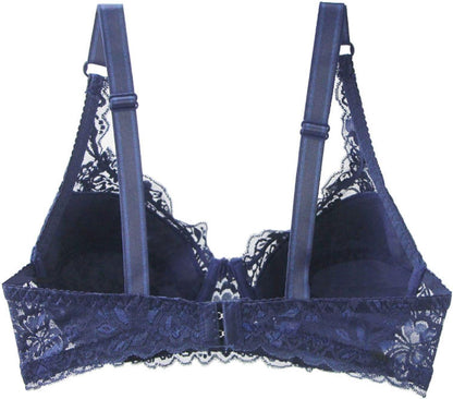 Sexy plus-size lace bra