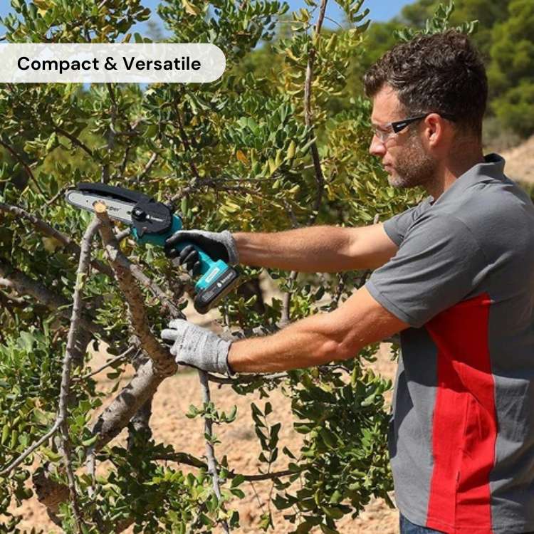 Portable Electric Chainsaw for Easy Cutting