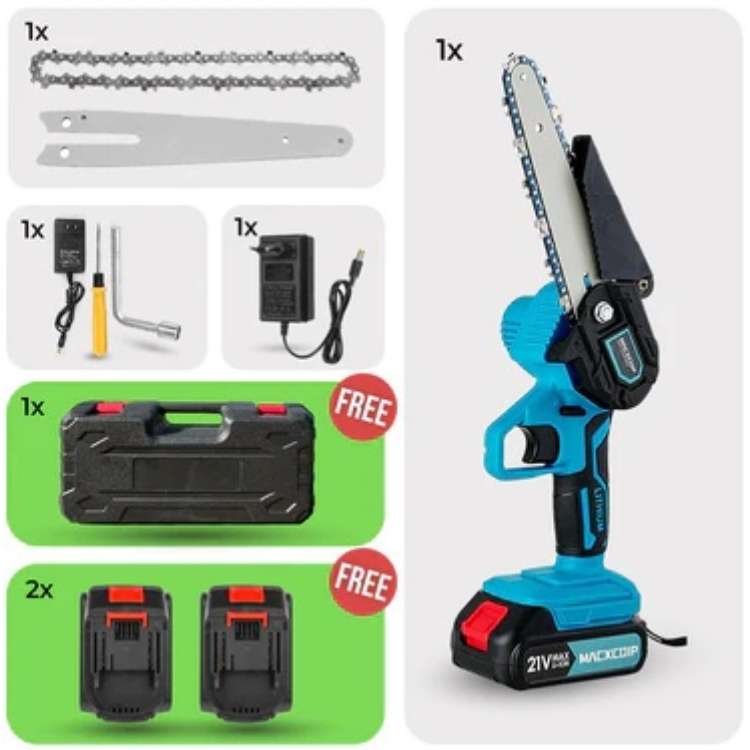 Portable Electric Chainsaw for Easy Cutting