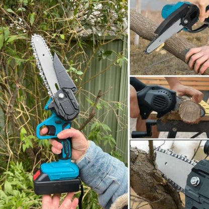 Portable Electric Chainsaw for Easy Cutting