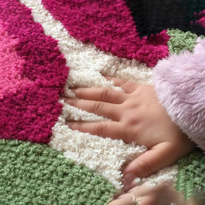 Plush Cherry Bathroom Mat