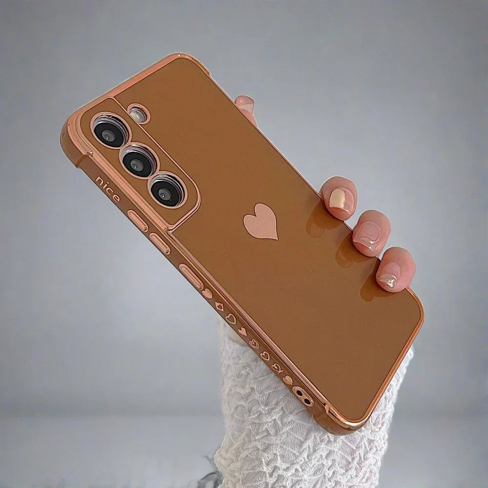Premium Samsung Phone Case with Metallic Finish