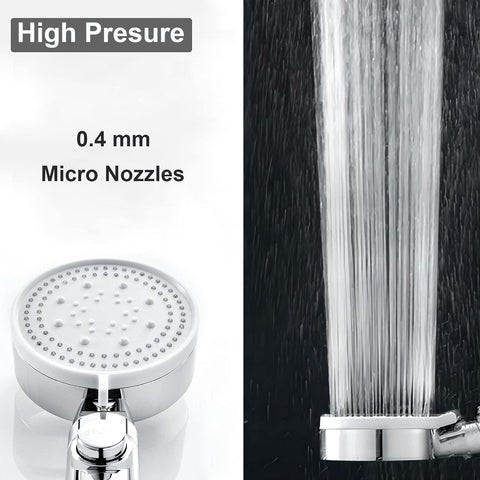Powerful 5-Mode Shower Head for Low Water Pressure