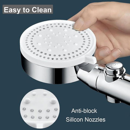 Powerful 5-Mode Shower Head for Low Water Pressure