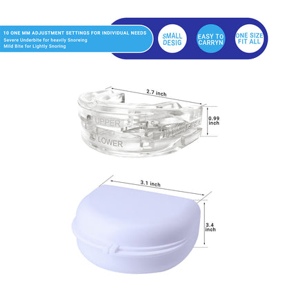 SilentForm Anti-Snoring Device – Adjustable, Optimized Comfort, Effective Solution for Sleep
