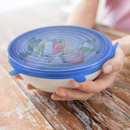 Flexible Kitchen Storage Lids 6 Pack