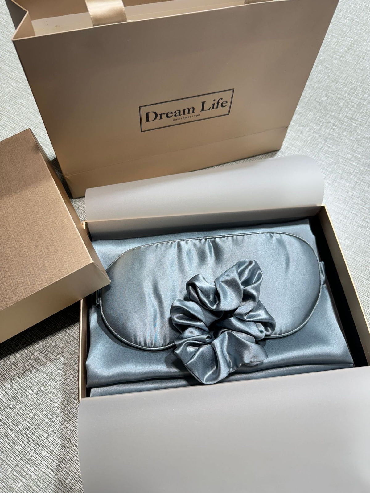 Silk Sleep Set with Pillowcase and Eye Mask