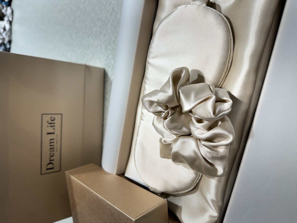 Silk Sleep Set with Pillowcase and Eye Mask