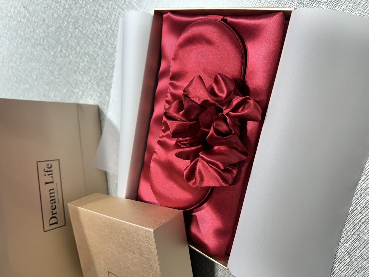 Silk Sleep Set with Pillowcase and Eye Mask