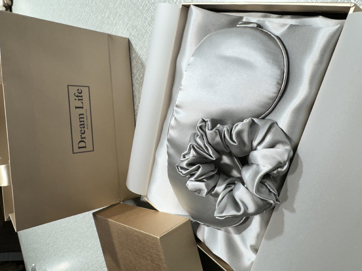 Silk Sleep Set with Pillowcase and Eye Mask
