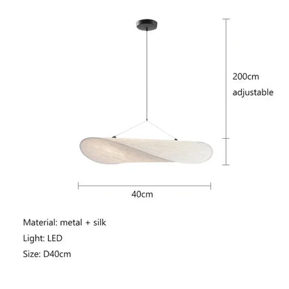 SilkWave Artisan Handmade Lamp - Potato Chip Light