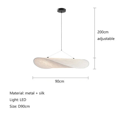 SilkWave Artisan Handmade Lamp - Potato Chip Light