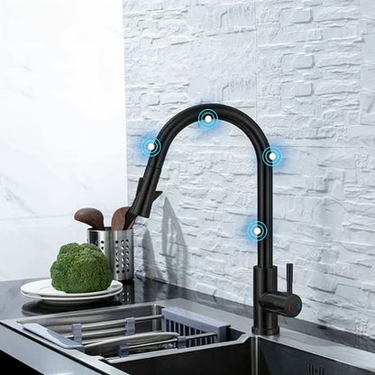 SILQUA – Smart Sensor Kitchen Faucet with Pull-Out Spout