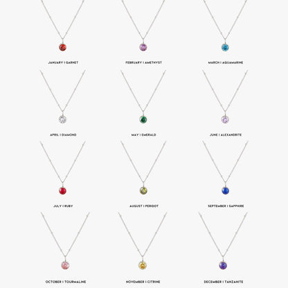 Gemstone Personalized Chain Necklace