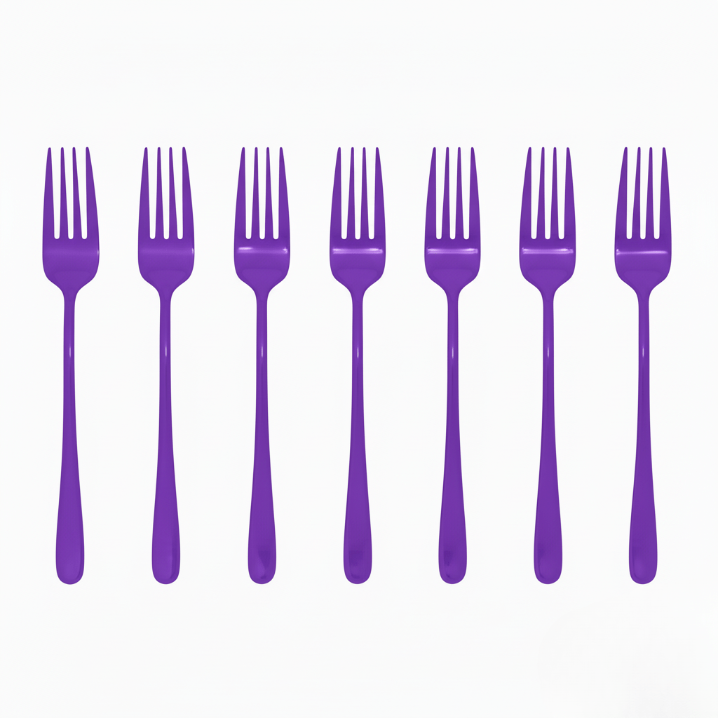 Luxury Silver Coated Stainless Steel Dinner Fork