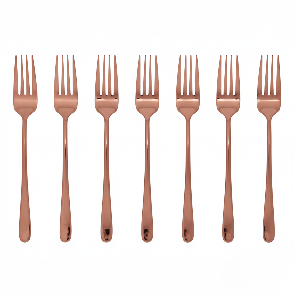 Luxury Silver Coated Stainless Steel Dinner Fork