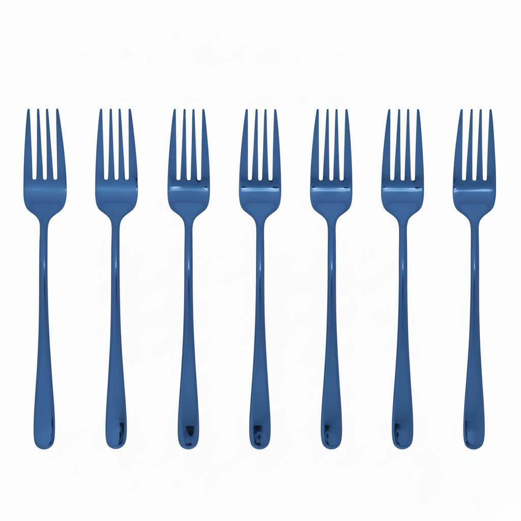 Luxury Silver Coated Stainless Steel Dinner Fork