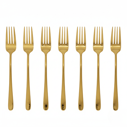 Luxury Silver Coated Stainless Steel Dinner Fork