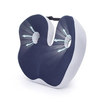 Comfortable Memory Foam Seat Cushion for Back Pain Relief