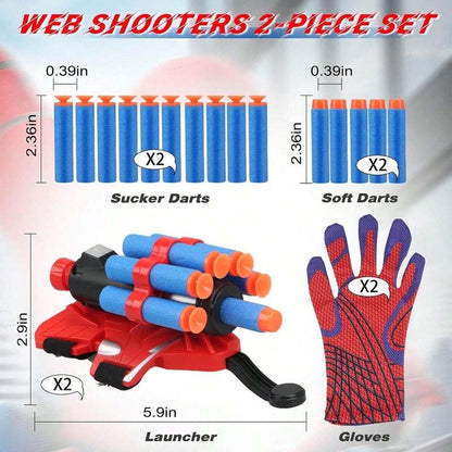 Cool Spiderman Web Blaster Toy with Glove Launcher
