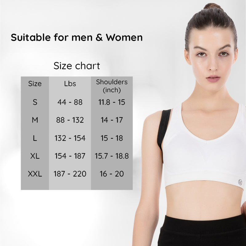 Slim Back Support Corrector Adjustable Comfortable Design
