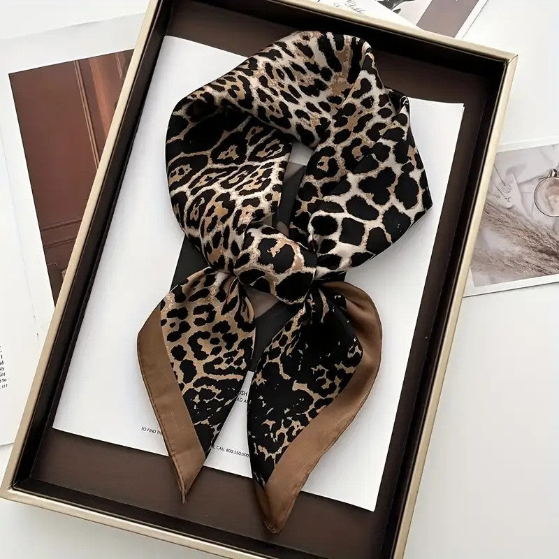 Vintage Inspired Faux Silk Korean Scarf