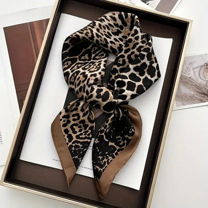 Vintage Inspired Faux Silk Korean Scarf