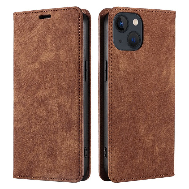 Premium Leather Smart Flip Phone Case