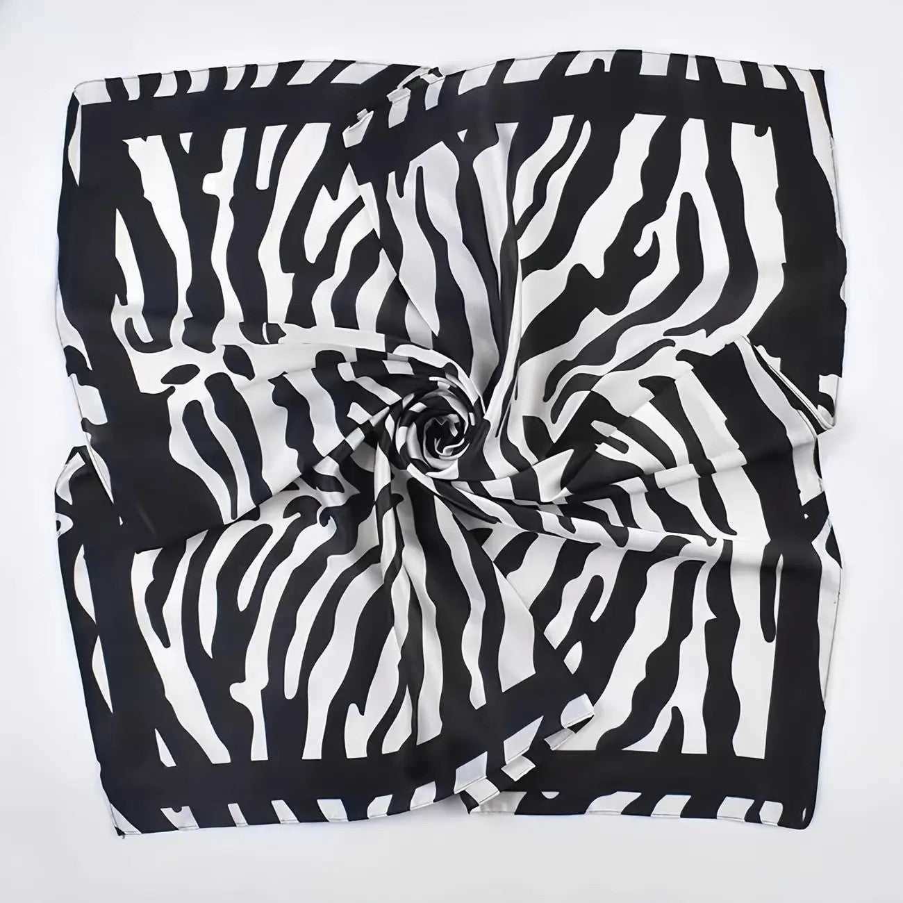 Vintage Inspired Faux Silk Korean Scarf