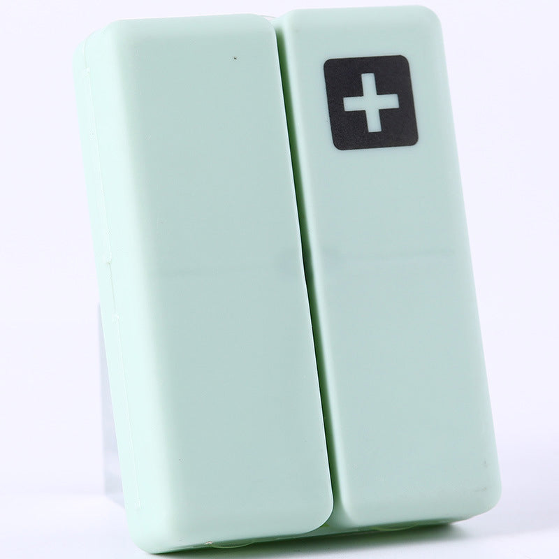 Travel Pill Box with 7 Separate Compartments