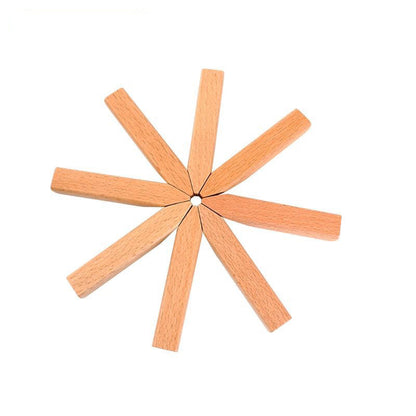 Natural Wooden Thermal Floor Mat