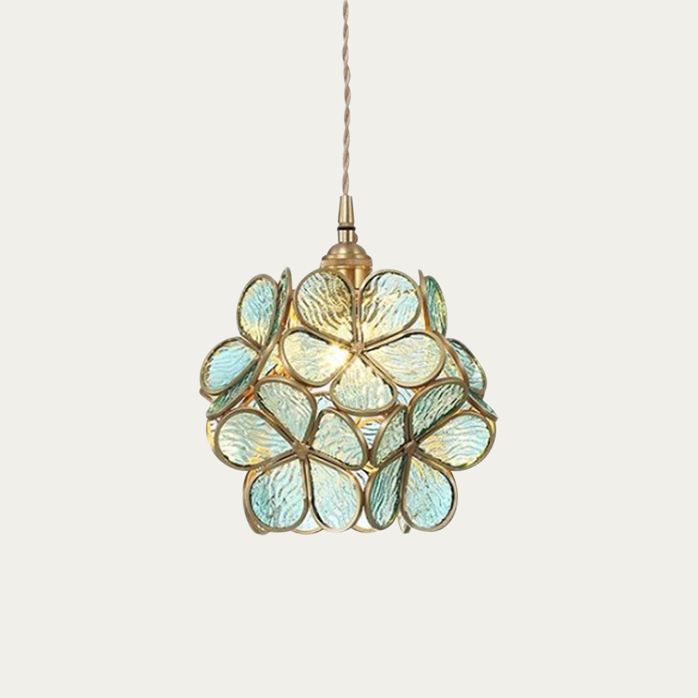 Elegant Glass Drop Pendant Light Fixture