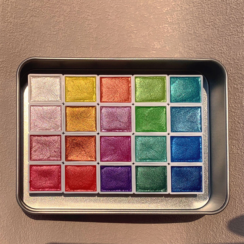 Vibrant Watercolor Art Supply Kit