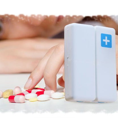 Portable Travel 7 Pocket Pill Organizer Box