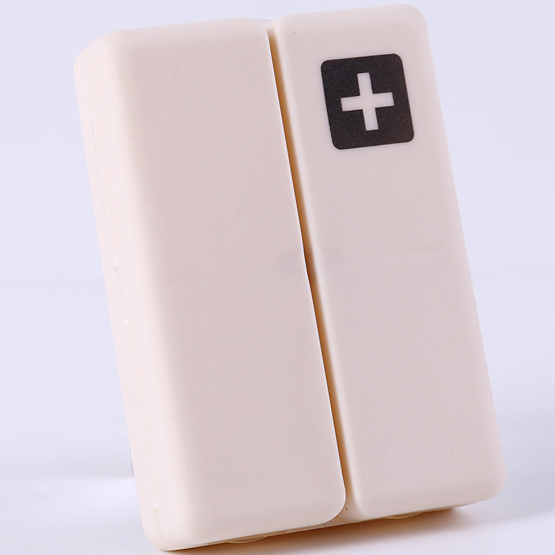 Travel Pill Box with 7 Separate Compartments