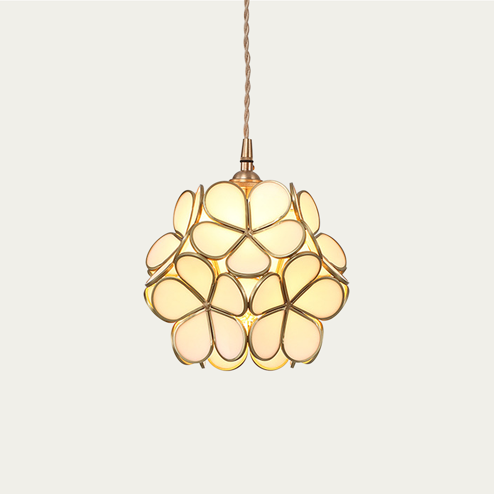 Elegant Glass Drop Pendant Light Fixture