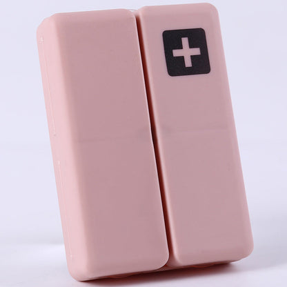 Travel Pill Box with 7 Separate Compartments