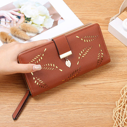 Stylish Ladies Wallet with Floral Design