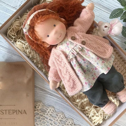 Unique Artisan Wooden Doll Cofik
