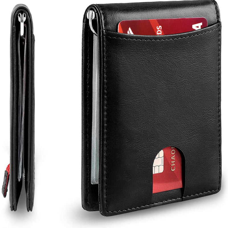 Authentic Leather RFID Blocking Wallet Card Holder