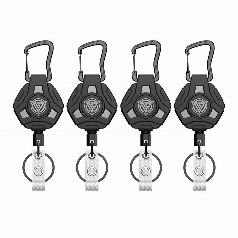 Durable Compact Retractable Keychain