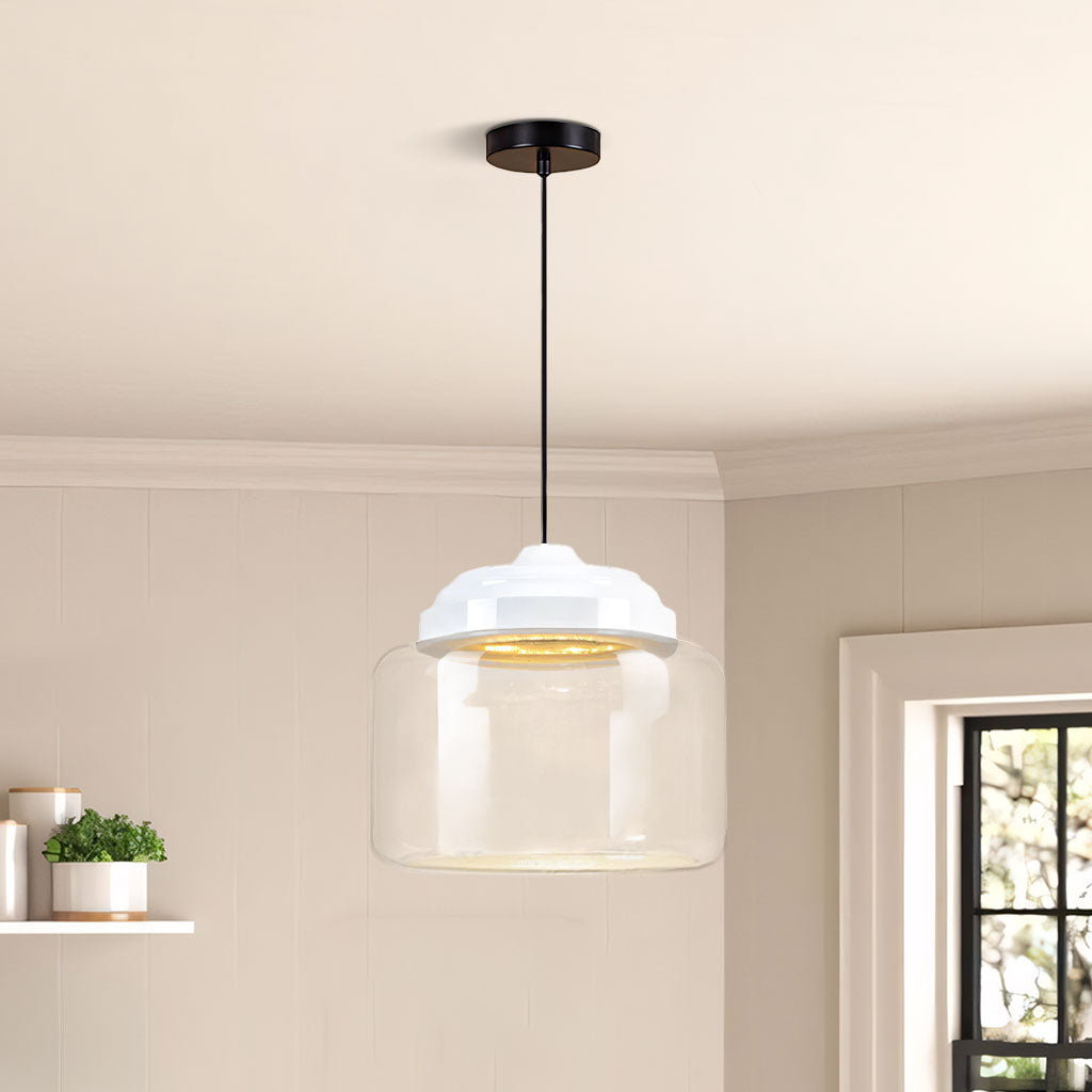 Colorful Kids Glass Pendant Lamp Fun Animal Theme