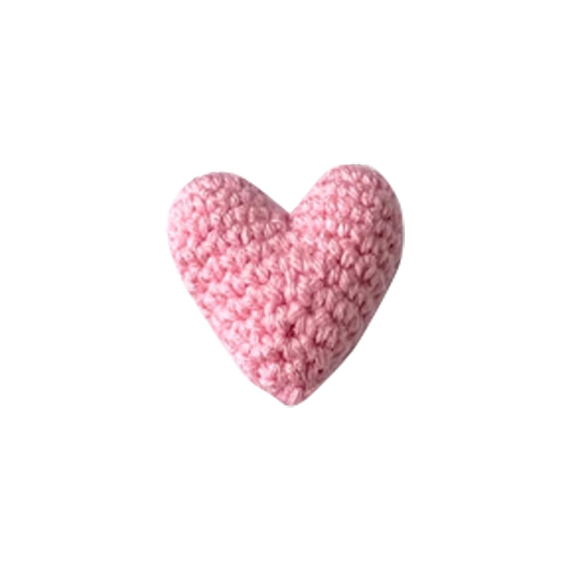 Cozy Handmade Crochet Heart Token