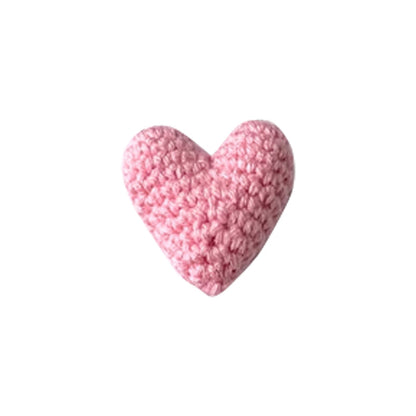 Cozy Handmade Crochet Heart Token